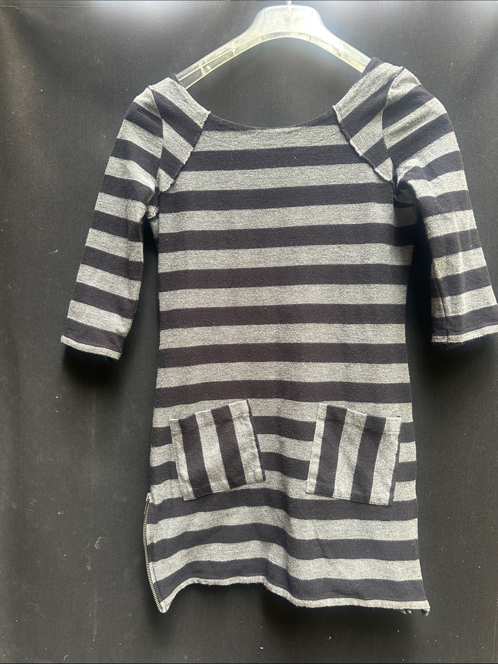 Free People  Stripped Sweater mini dress